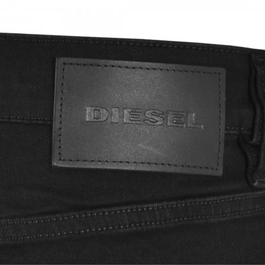 Diesel Mens D-Luster 0ELAY Jeans Black
