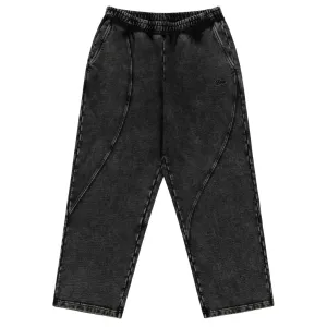 Dime MTL Cyclone French Terry Sweatpants Black Snow Washed