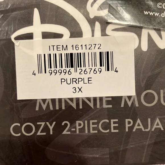 Disney | Purple Minnie Mouse Pajama Set