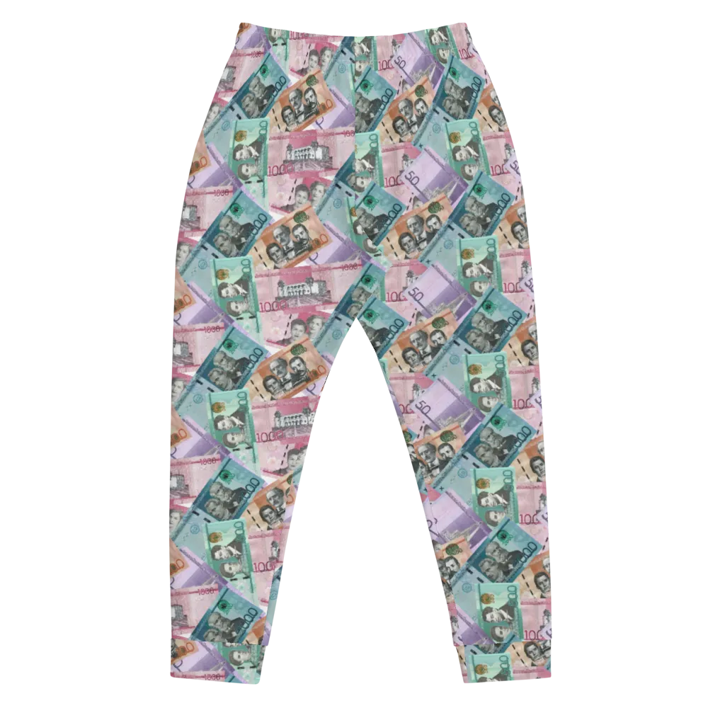 Dominican Pesos All-Over Print Men's Sweatpants Joggers