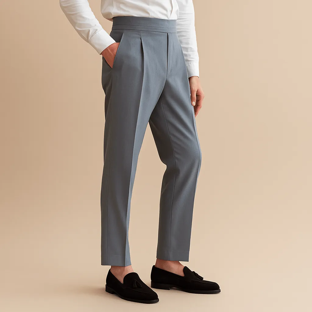 Domoir | Premium Cotton Tailored Trousers