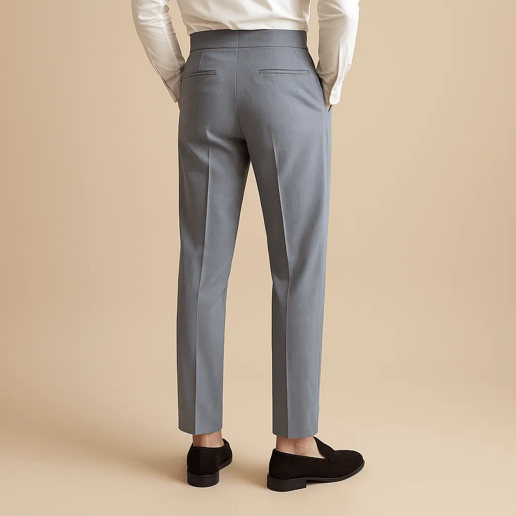 Domoir | Premium Cotton Tailored Trousers