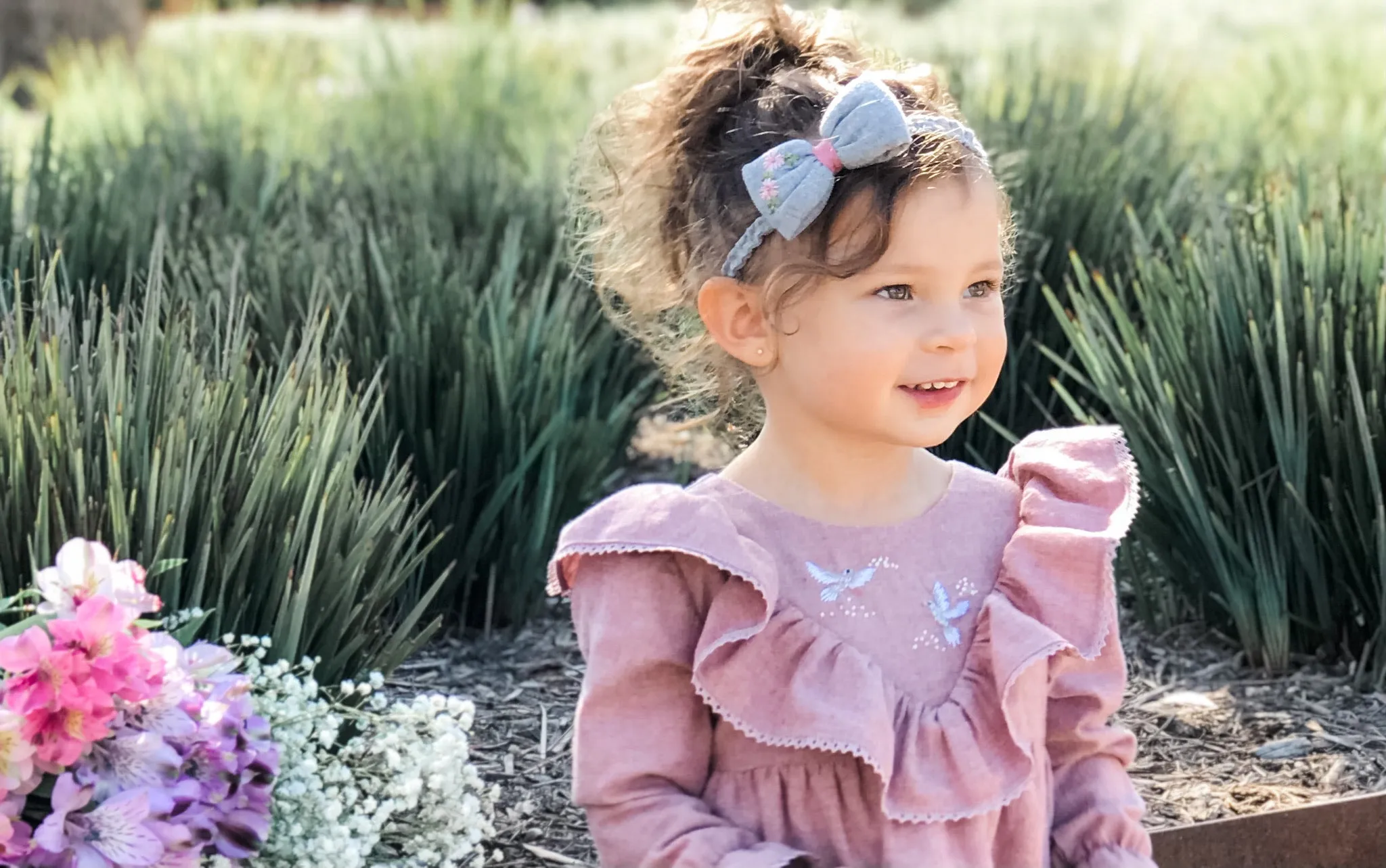 Dove of Peace Heirloom Dress, Dusty Rose