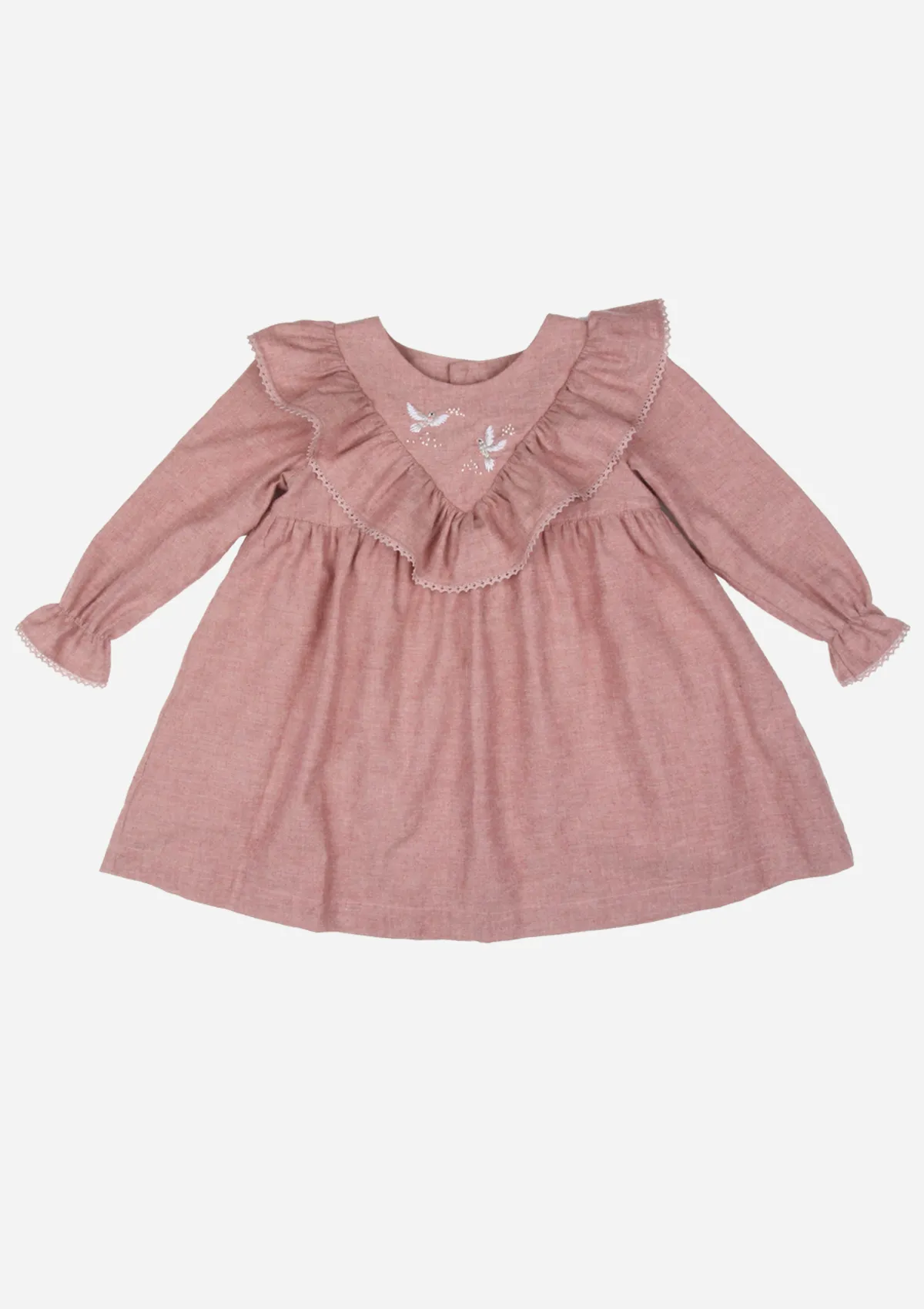 Dove of Peace Heirloom Dress, Dusty Rose