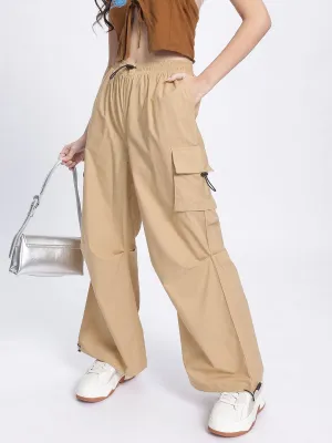 DressBerry Women Functional Fashion Cargo Style Trousers