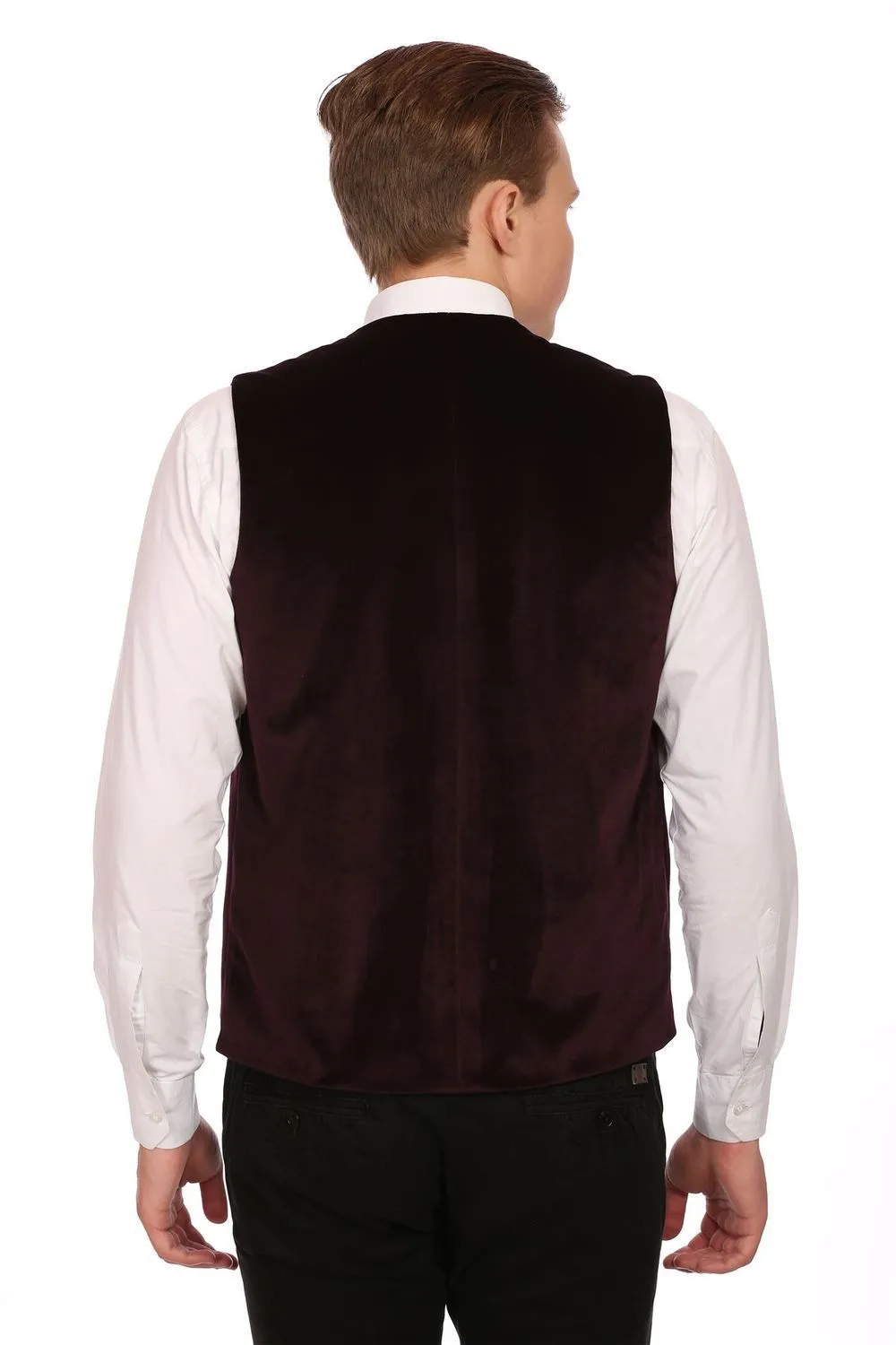 Dust Free Cotton Velvet Red Jacket