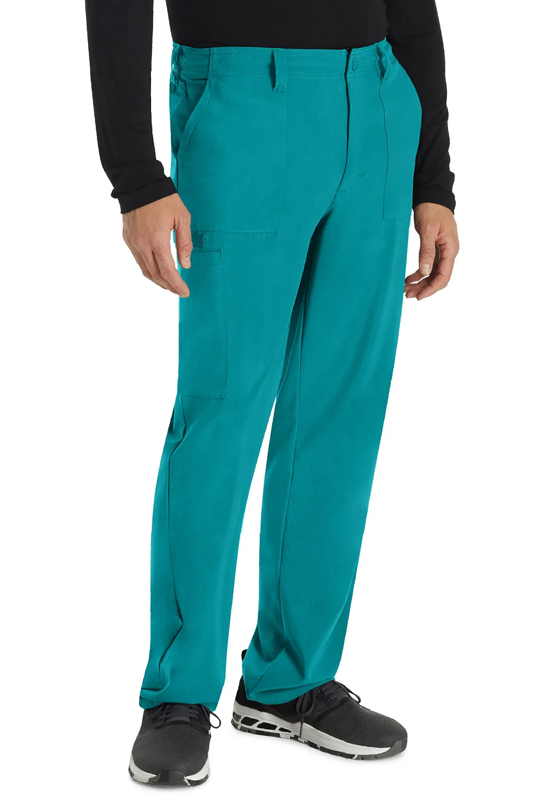 EDS Essentials DK015 Men's Natural Rise Drawstring Pants Teal Blue