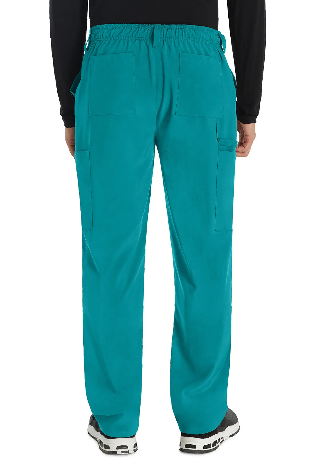 EDS Essentials DK015 Men's Natural Rise Drawstring Pants Teal Blue