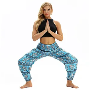 Elephant High Waisted Harem Pants