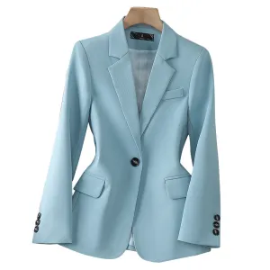 EliteLayer™ | Women's Classic Long Sleeve Blazer | Professional Fit, Tailored Design, Versatile Office Wear