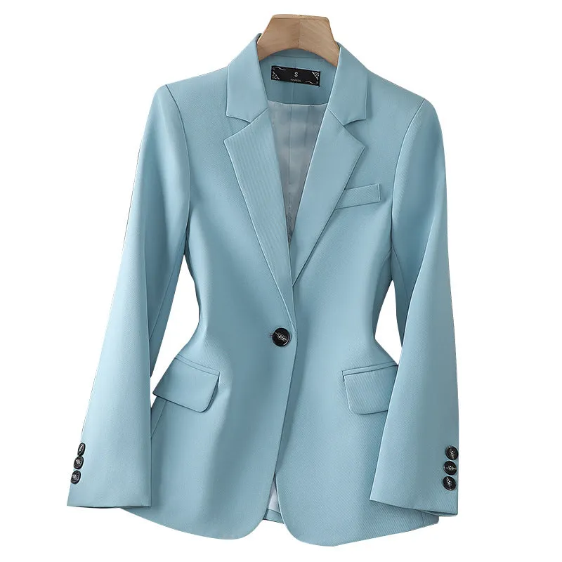 EliteLayer™ | Women's Classic Long Sleeve Blazer | Professional Fit, Tailored Design, Versatile Office Wear