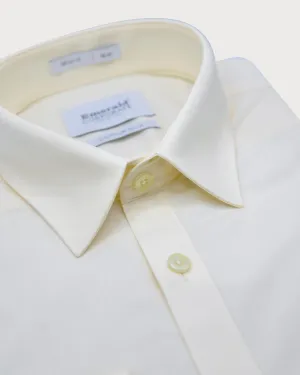 Emerald Corporate Plain Slim Fit-Cream Gold