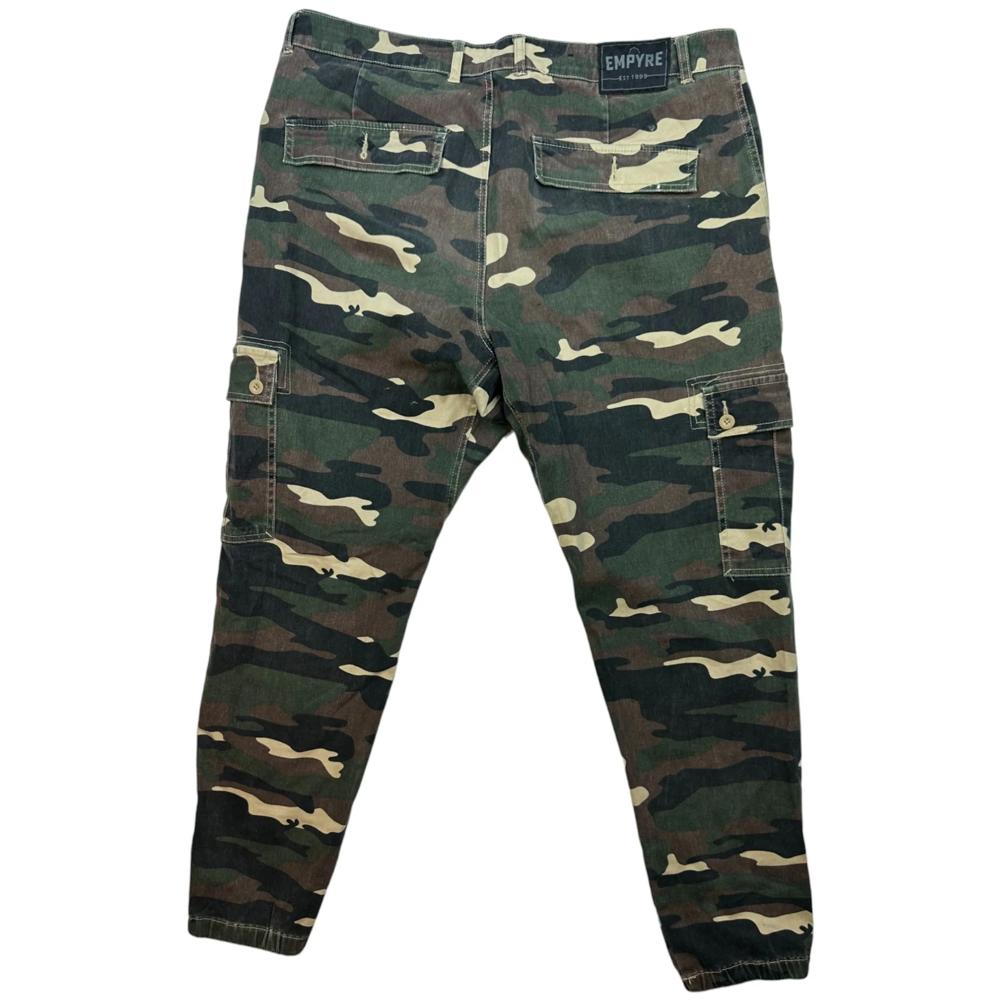 EMPYRE “CAMO” CARGOS - (SIZE 36)