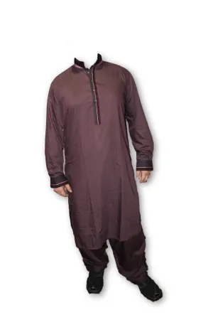 F09 Pakistani Indian Men Fine Design Kurta Shalwar