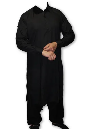 F18  Pakistani Indian Men Fine Design Shalwar Kameez