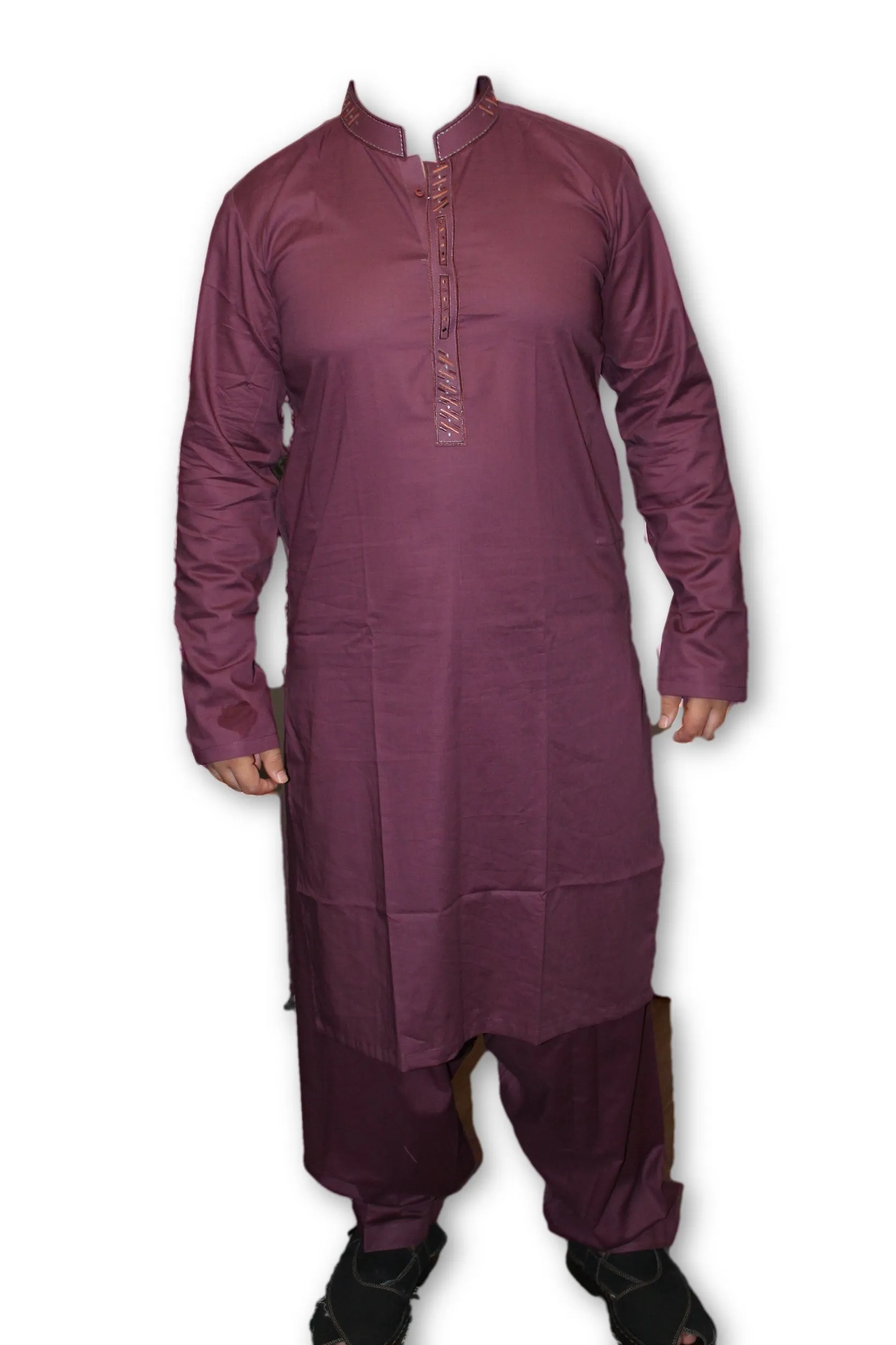 F22  Pakistani Indian Men Fine Design Kurta Shalwar