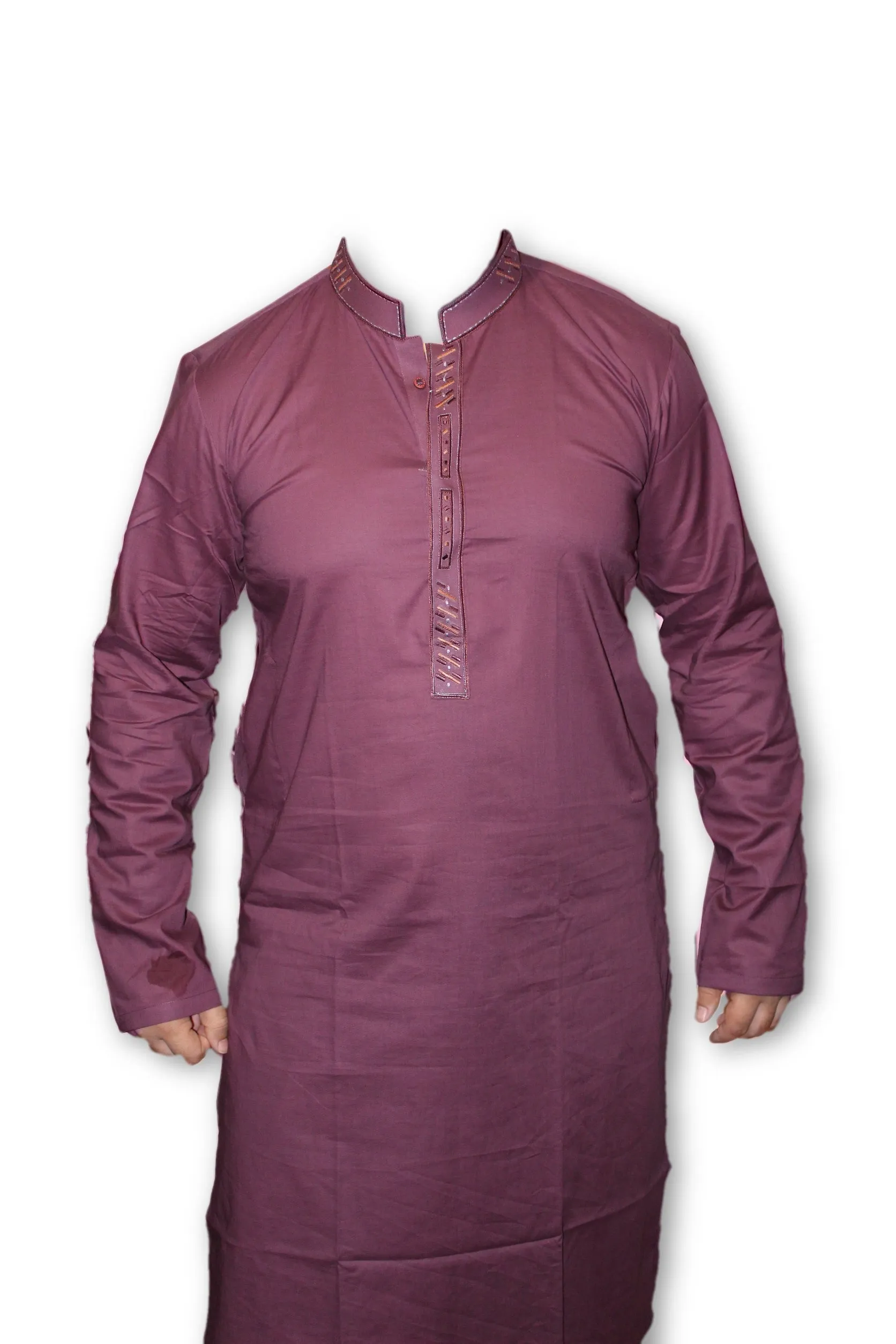 F22  Pakistani Indian Men Fine Design Kurta Shalwar
