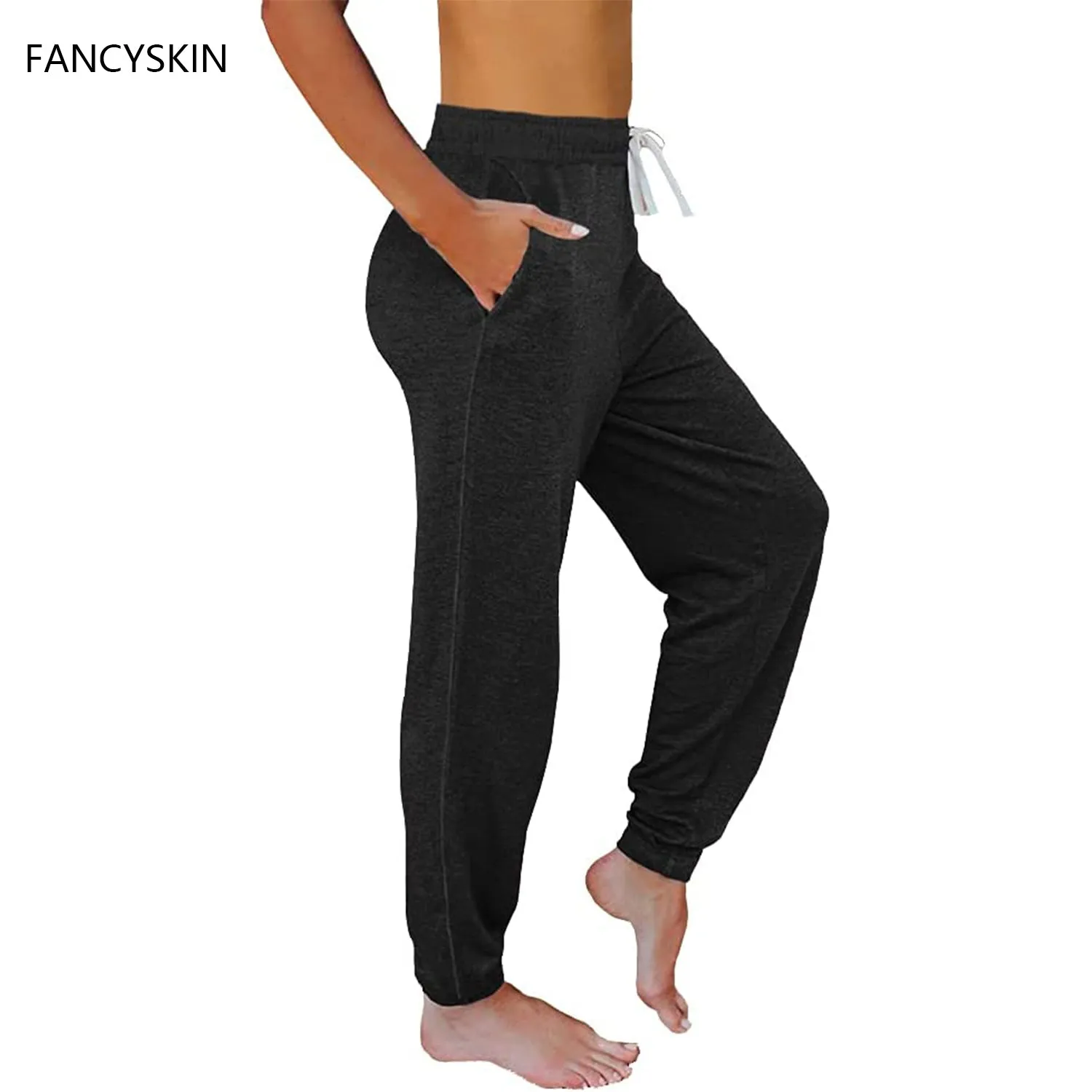 FANCYSKIN Baggy Sweatpants for Women with Pockets