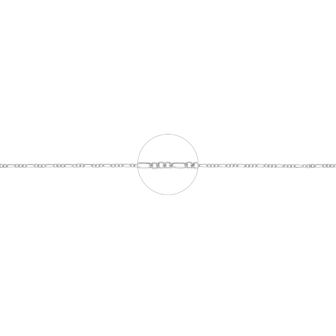 Figaro Chain 2.5mm - Silver
