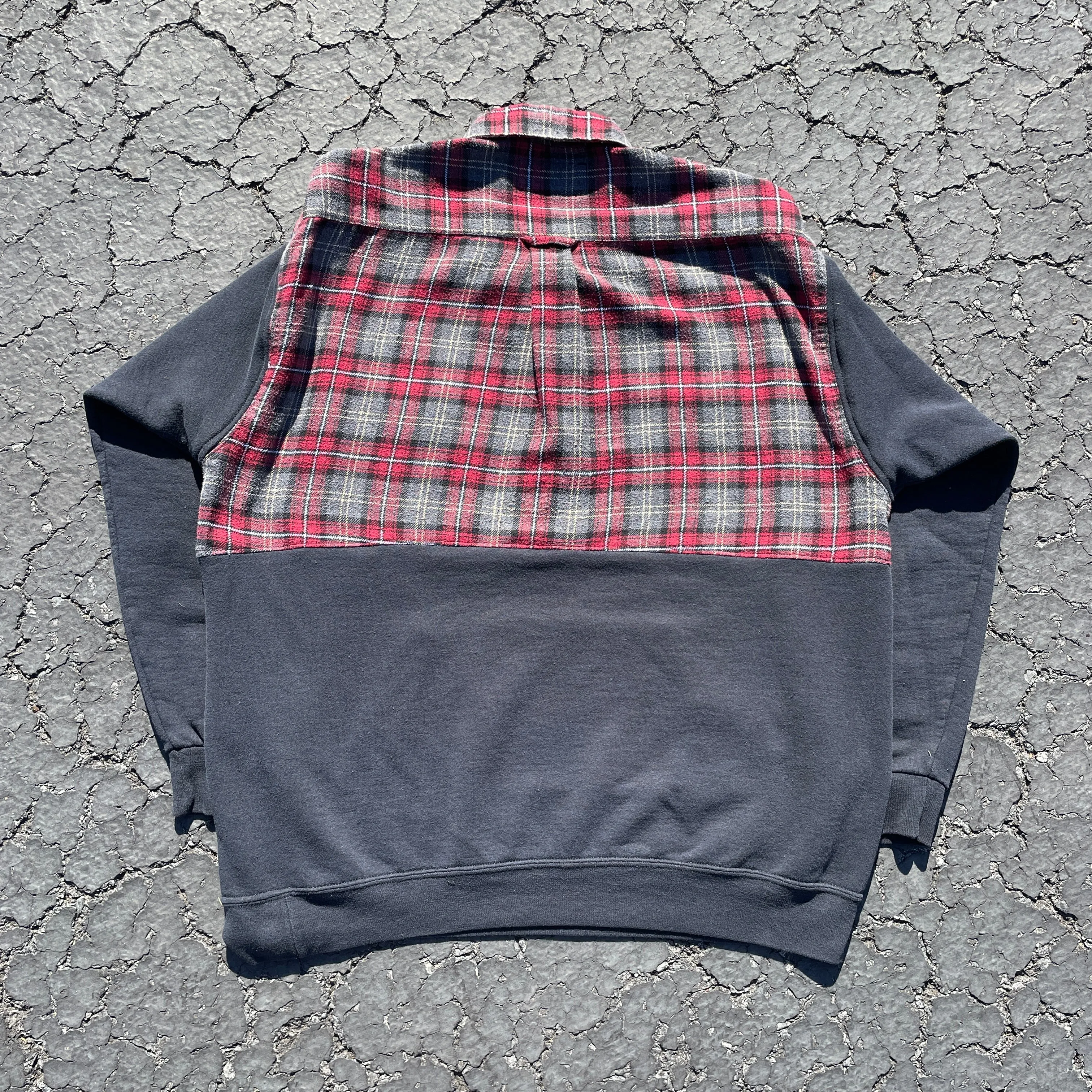 Flannel Fusion Sweatshirt Hybrid