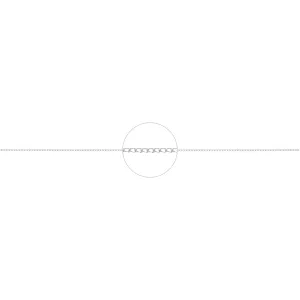 Flat Curb Chain - Silver