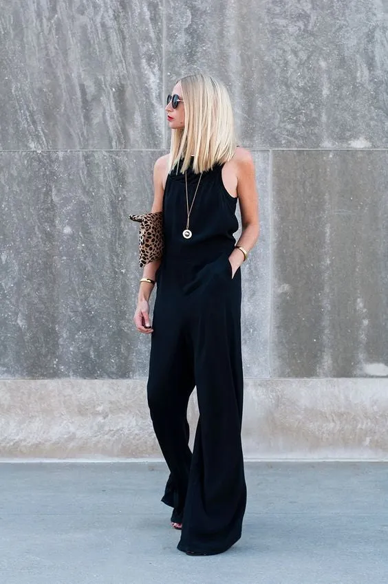 FLOWY WIDE LEG LINEN TROUSER PANTS W2315PIB