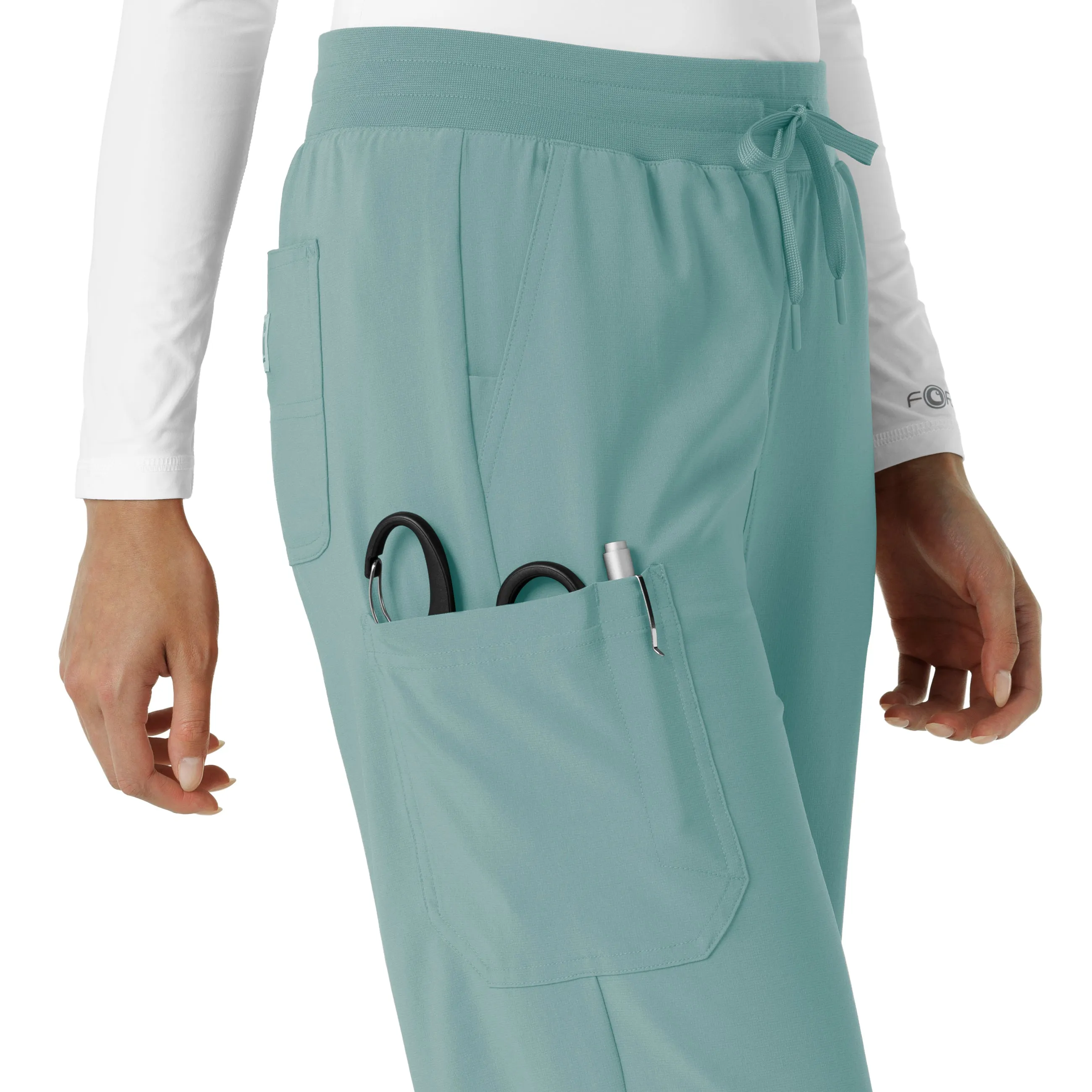 Force Cross-Flex C53310 Boot Cut Scrub Pants Summer Blue