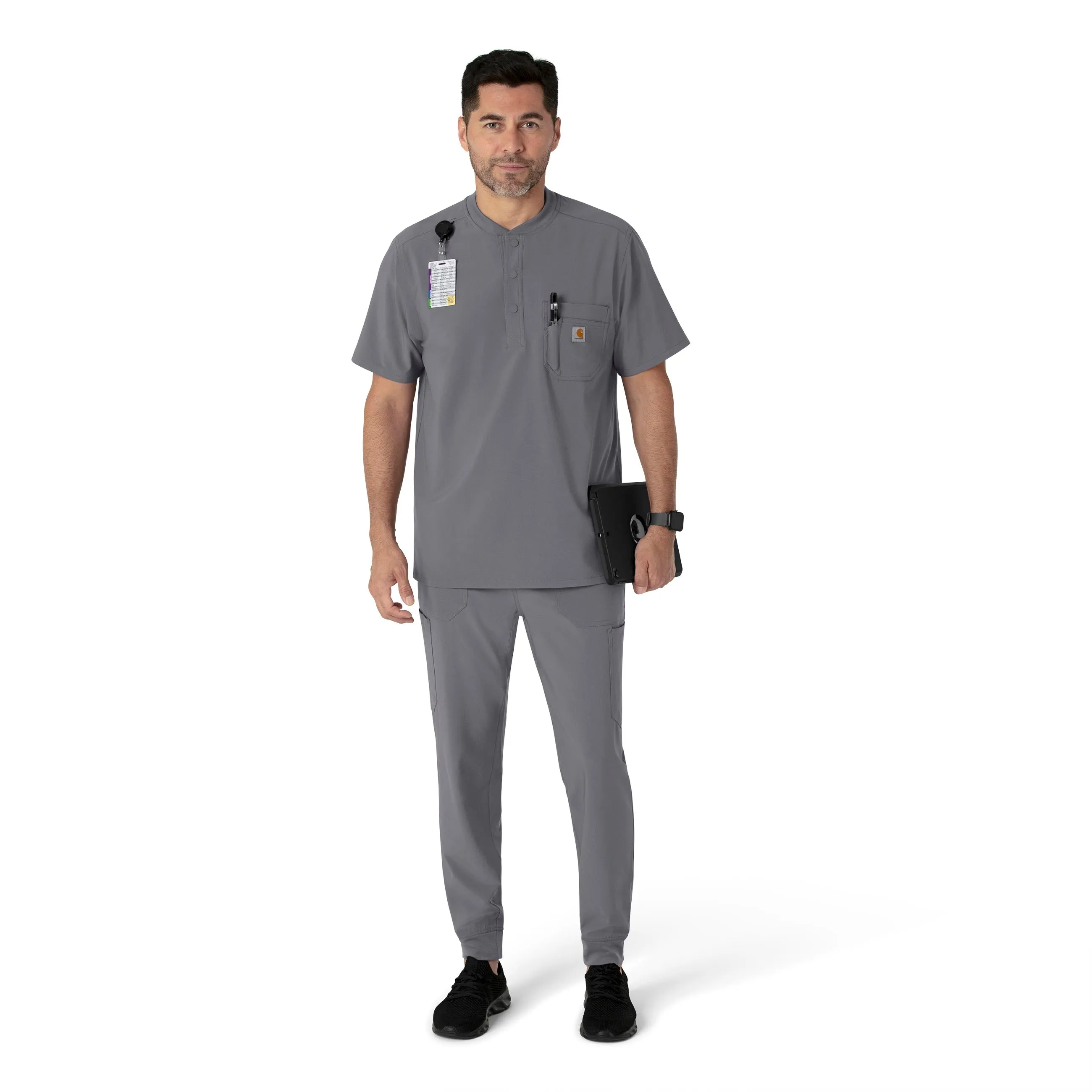 Force Cross-Flex C56310 Men's Jogger Scrub Pants Pewter