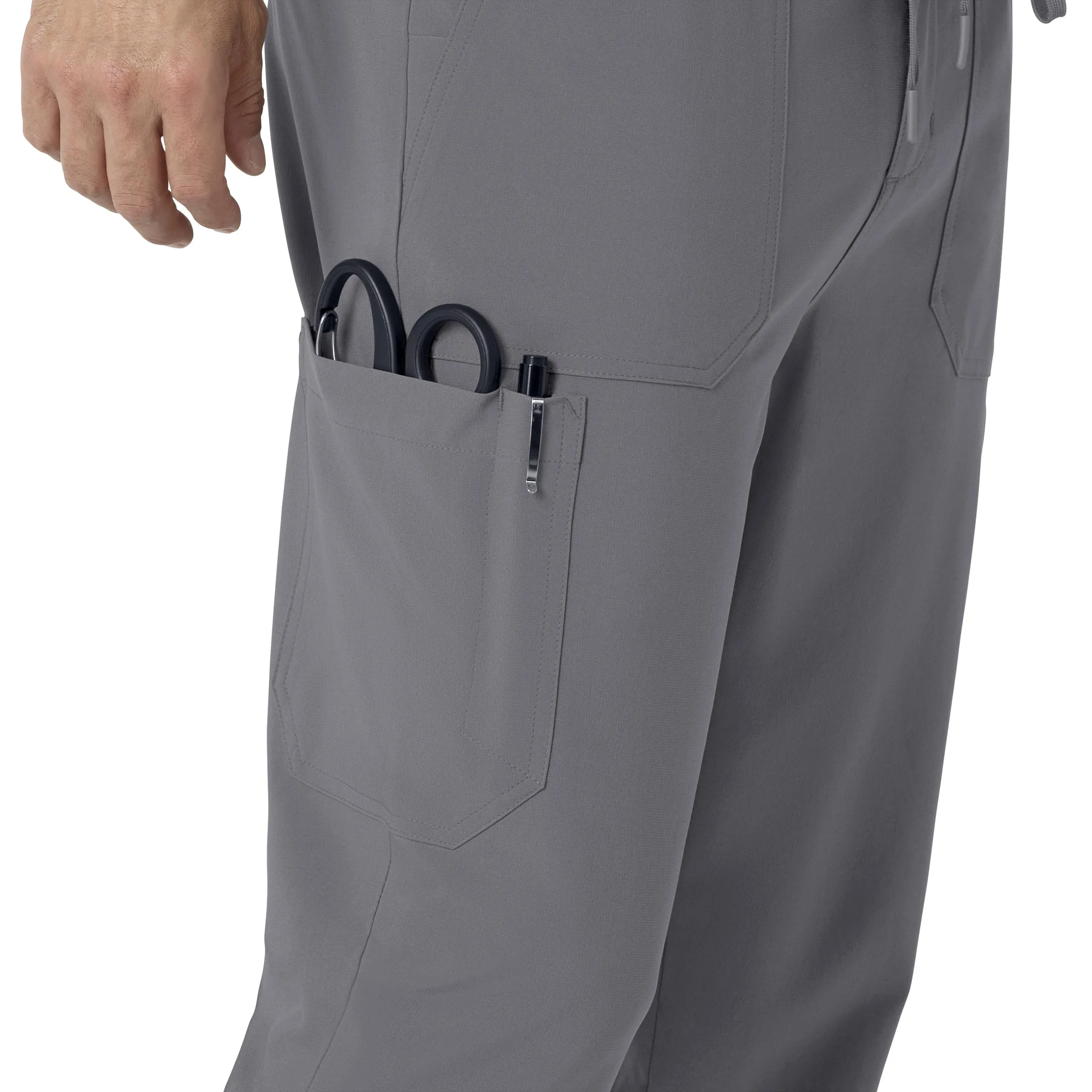 Force Cross-Flex C56310 Men's Jogger Scrub Pants Pewter