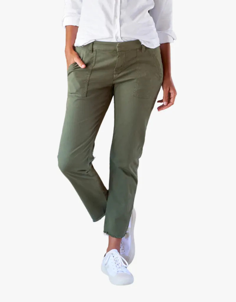 Frank & Eileen Blackrock The Italian Utility Pants in Army (Italian Cotton Twill)