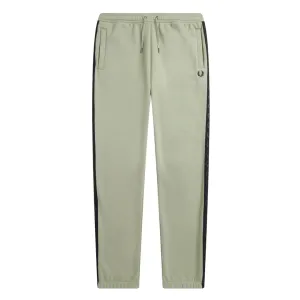 Fred Perry T5513 M37 Seagrass Green Embossed Laurel Wreath Taped Sweatpants