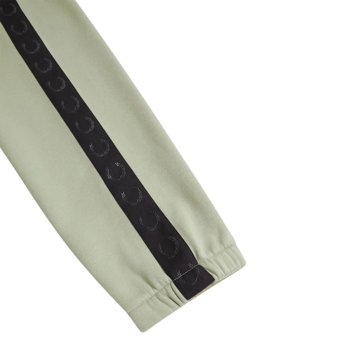 Fred Perry T5513 M37 Seagrass Green Embossed Laurel Wreath Taped Sweatpants