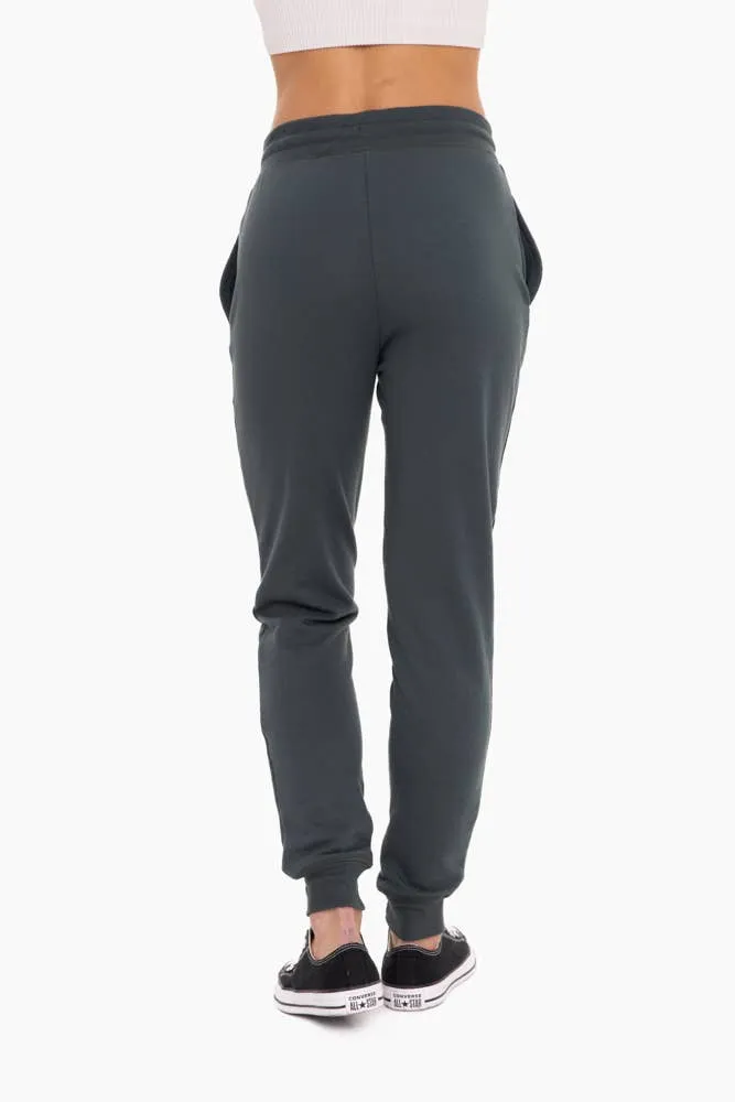 French Terry Cuffed Skinny Joggers