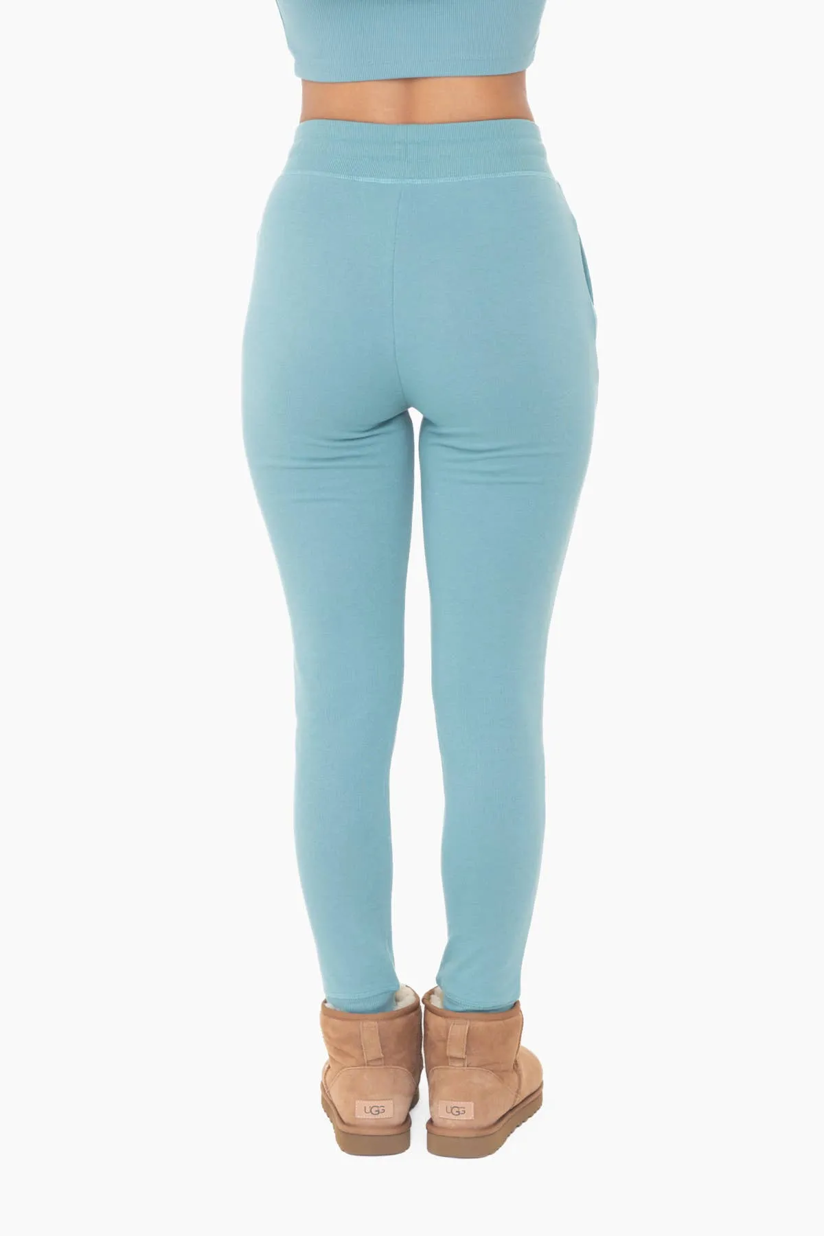 French Terry Cuffed Skinny Joggers