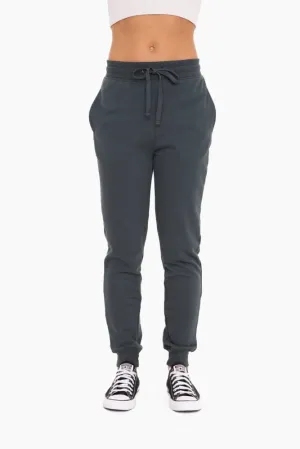 French Terry Cuffed Skinny Joggers