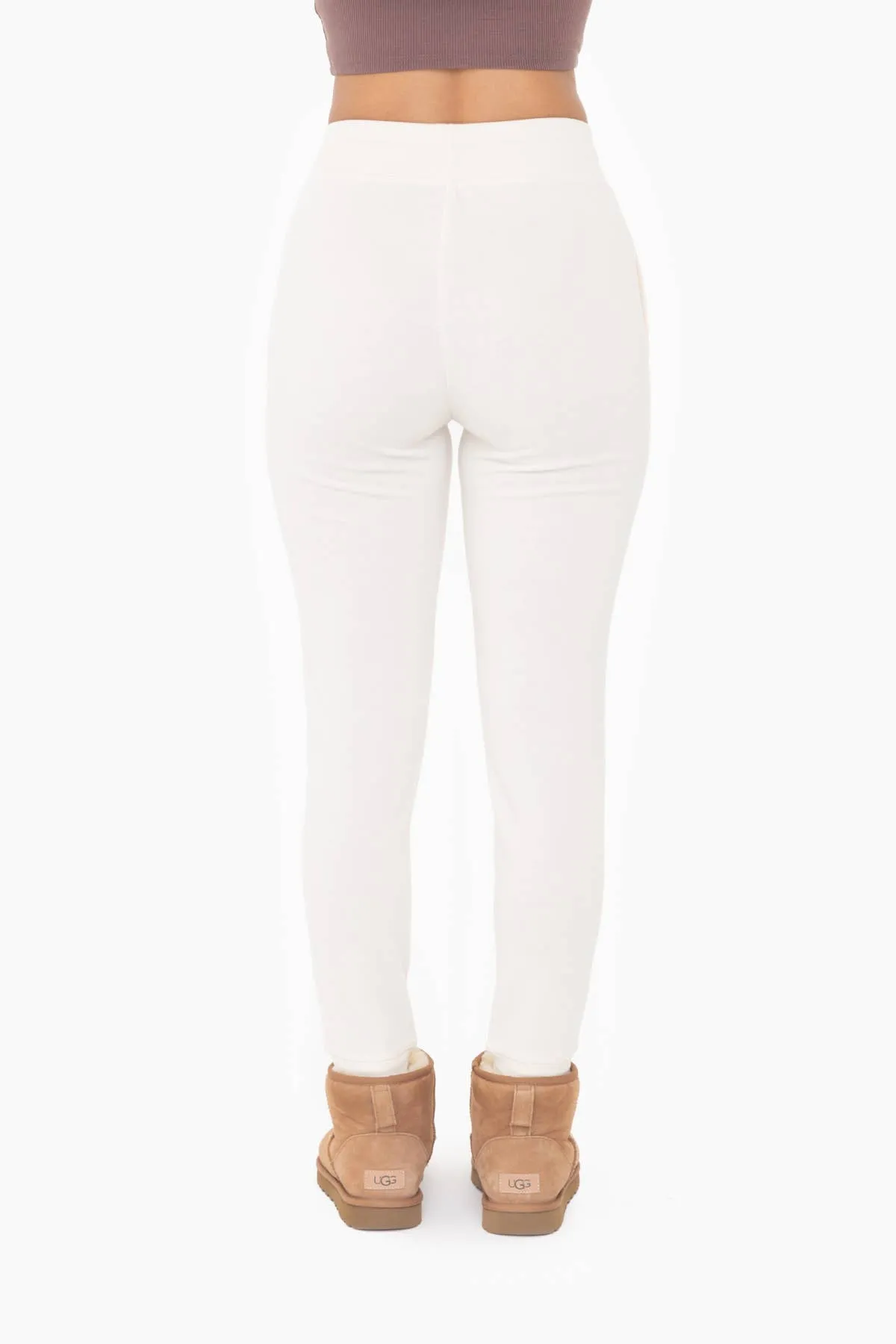 French Terry Cuffed Skinny Joggers