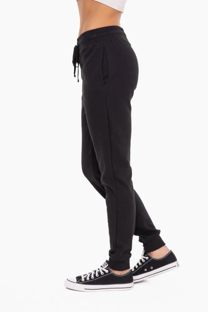 French Terry Cuffed Skinny Joggers