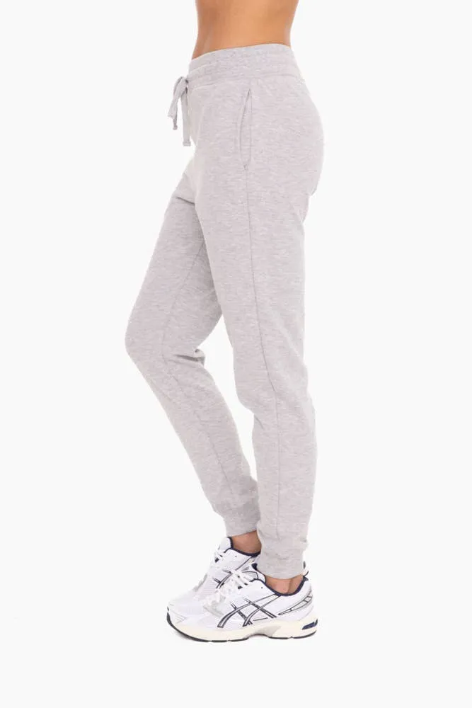 French Terry Cuffed Skinny Joggers