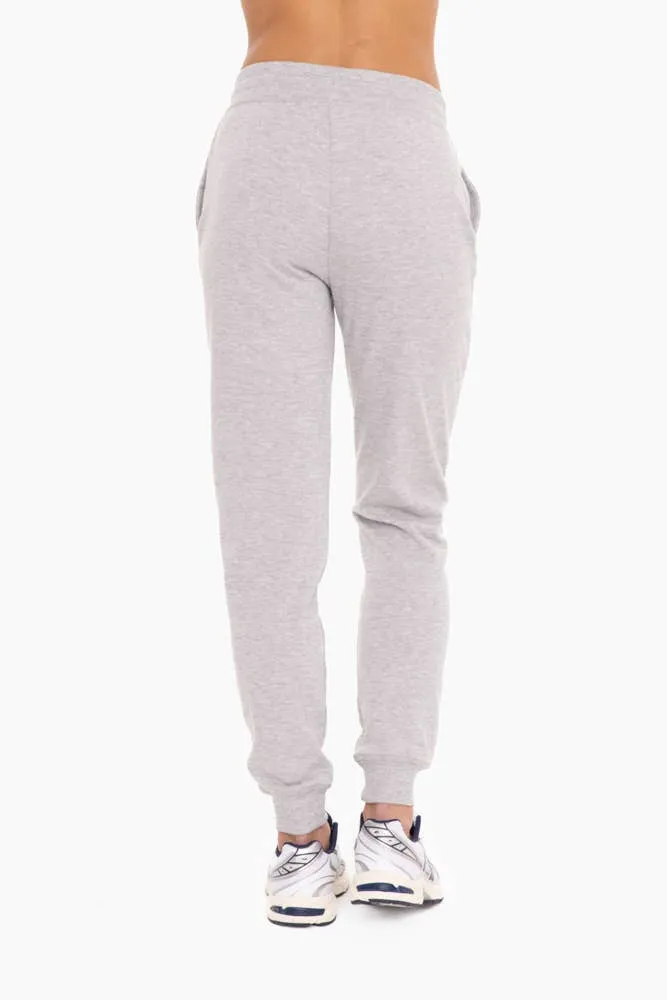 French Terry Cuffed Skinny Joggers