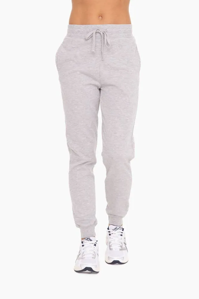 French Terry Cuffed Skinny Joggers