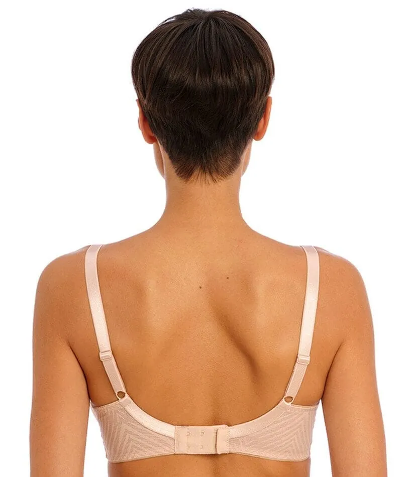 Freya Tailored Underwire High Apex Plunge Bra - Natural Beige