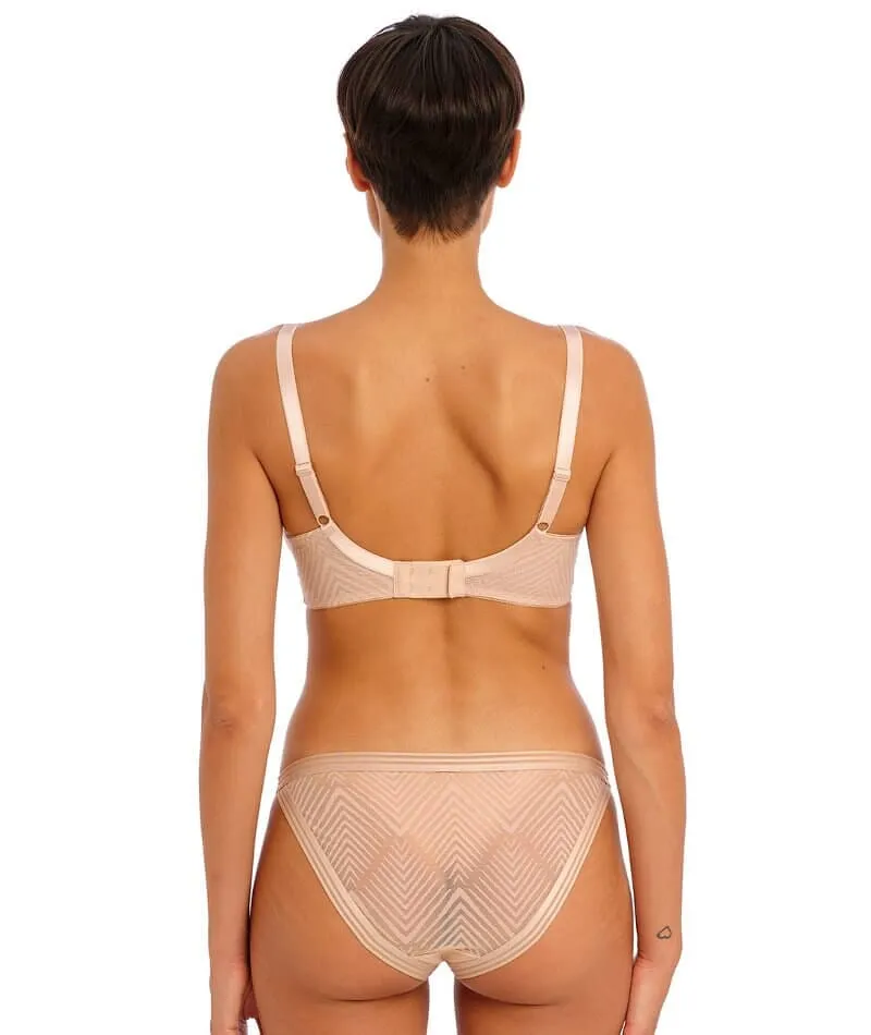 Freya Tailored Underwire High Apex Plunge Bra - Natural Beige