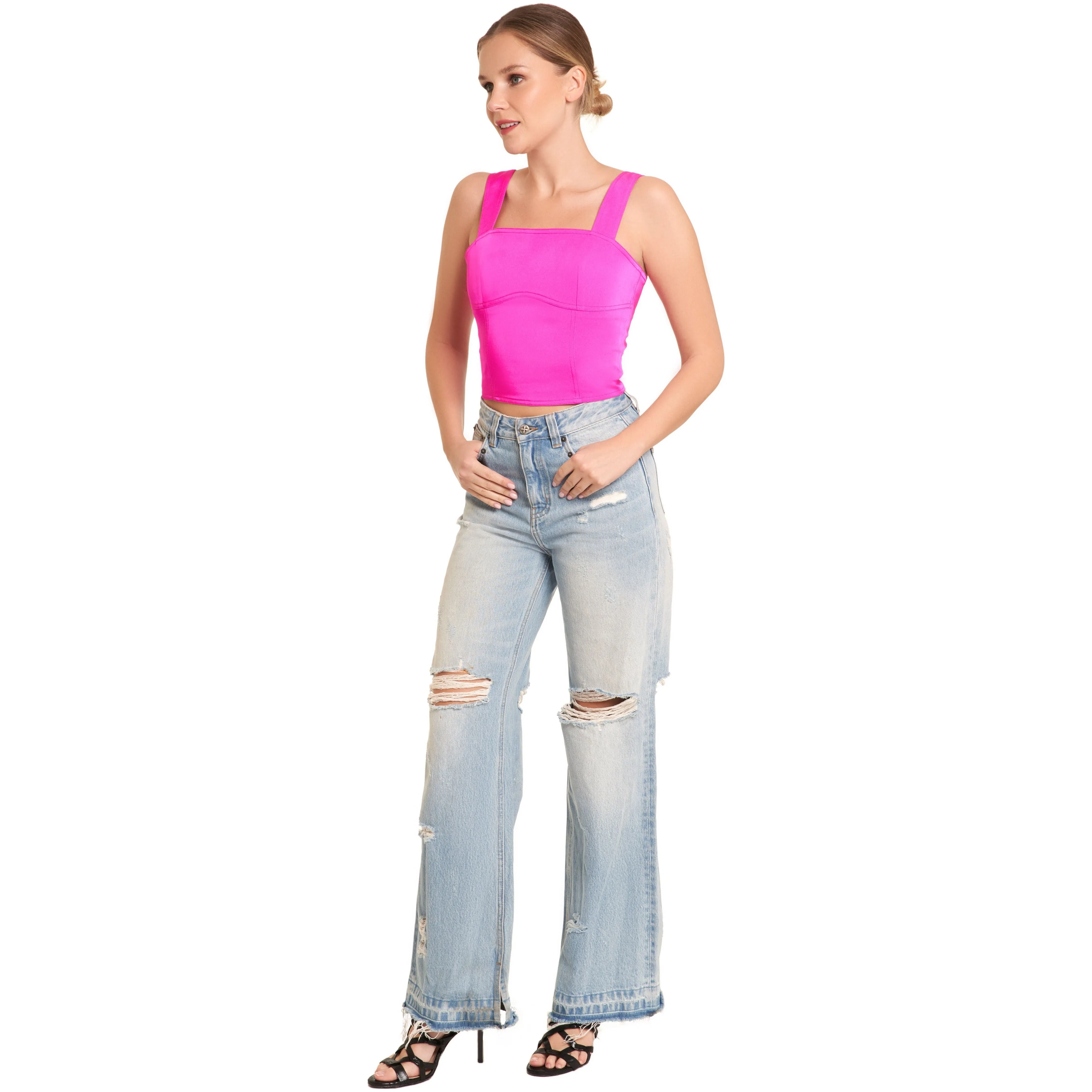Fuschia top