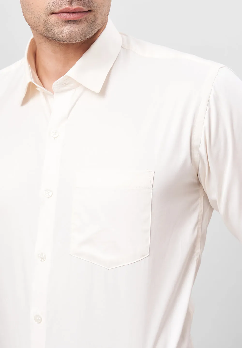 Giza Pure Cotton Formal-Slim Fit Shirt- S39557