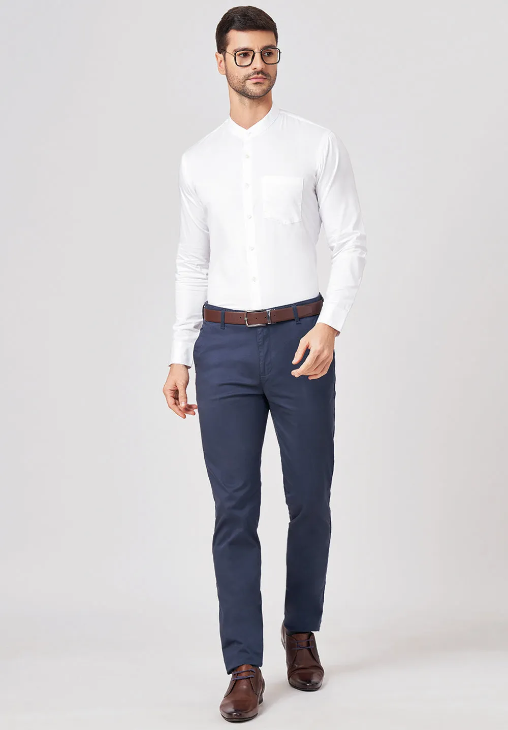 Giza Pure Cotton Formal-Slim Fit Shirt - ST7350