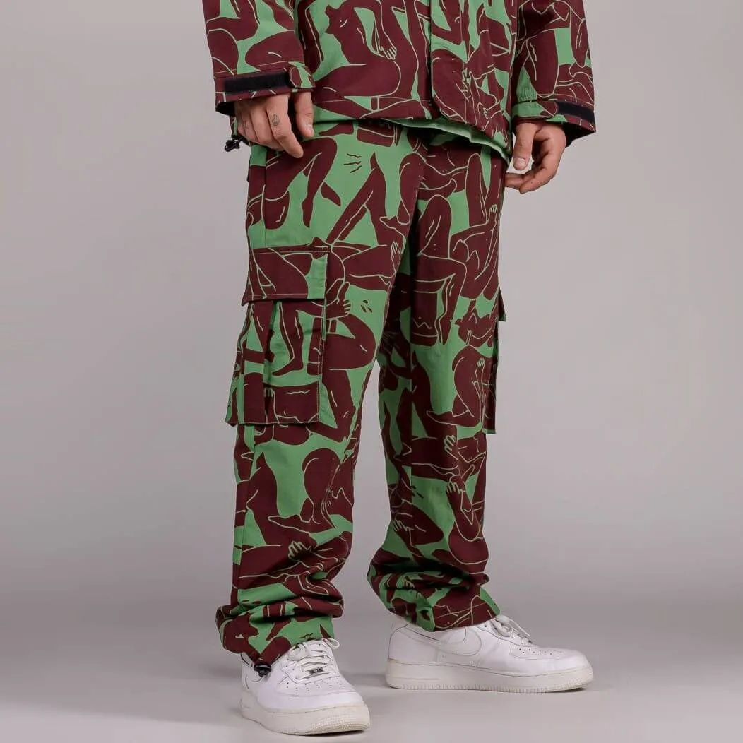 Grimey Wear Lust Mantra Track Pants Green