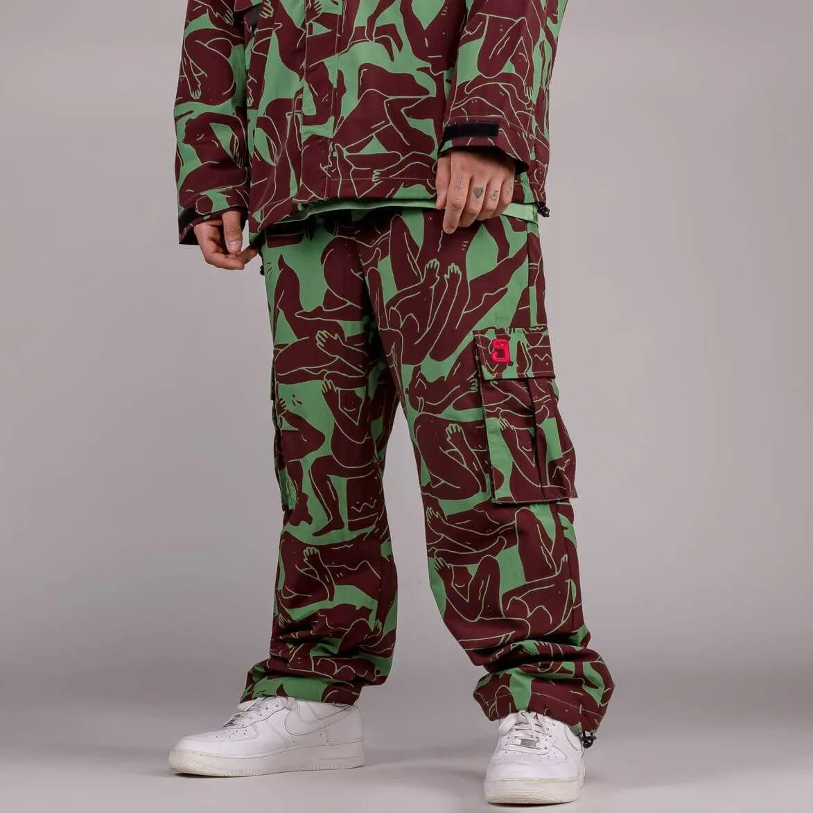 Grimey Wear Lust Mantra Track Pants Green