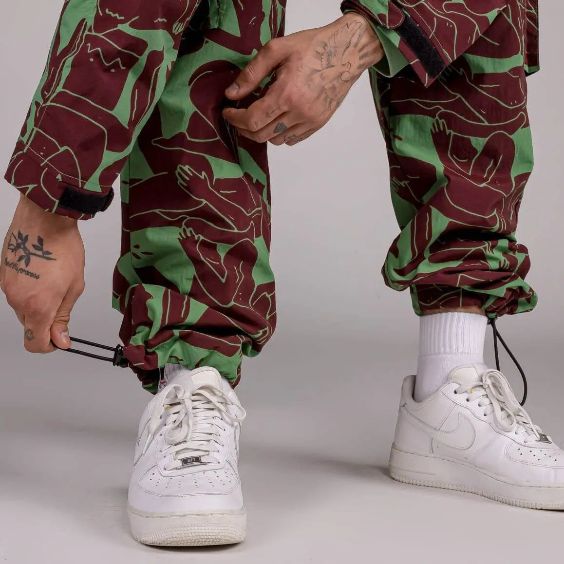 Grimey Wear Lust Mantra Track Pants Green