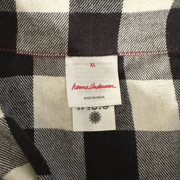 Hanna Anderson Unisex Buffalo Plaid Flannel Pajama Set