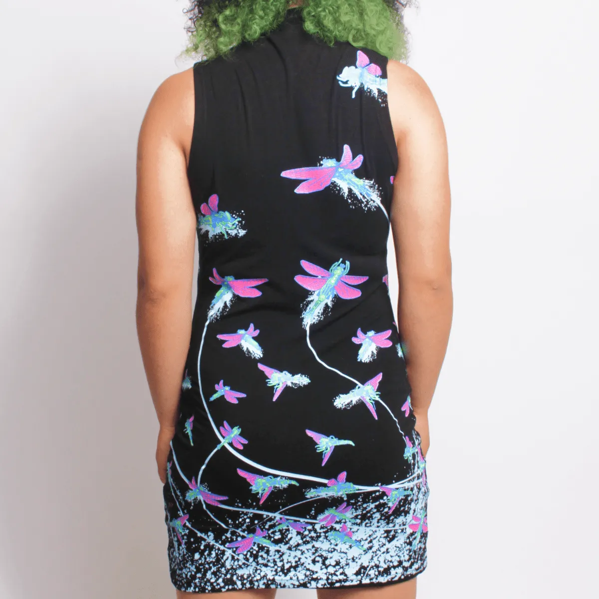 HIGH NECK FIREFLIES DRESS